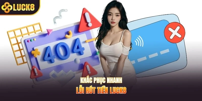 Khắc phục nhanh lỗi rút tiền Luck8